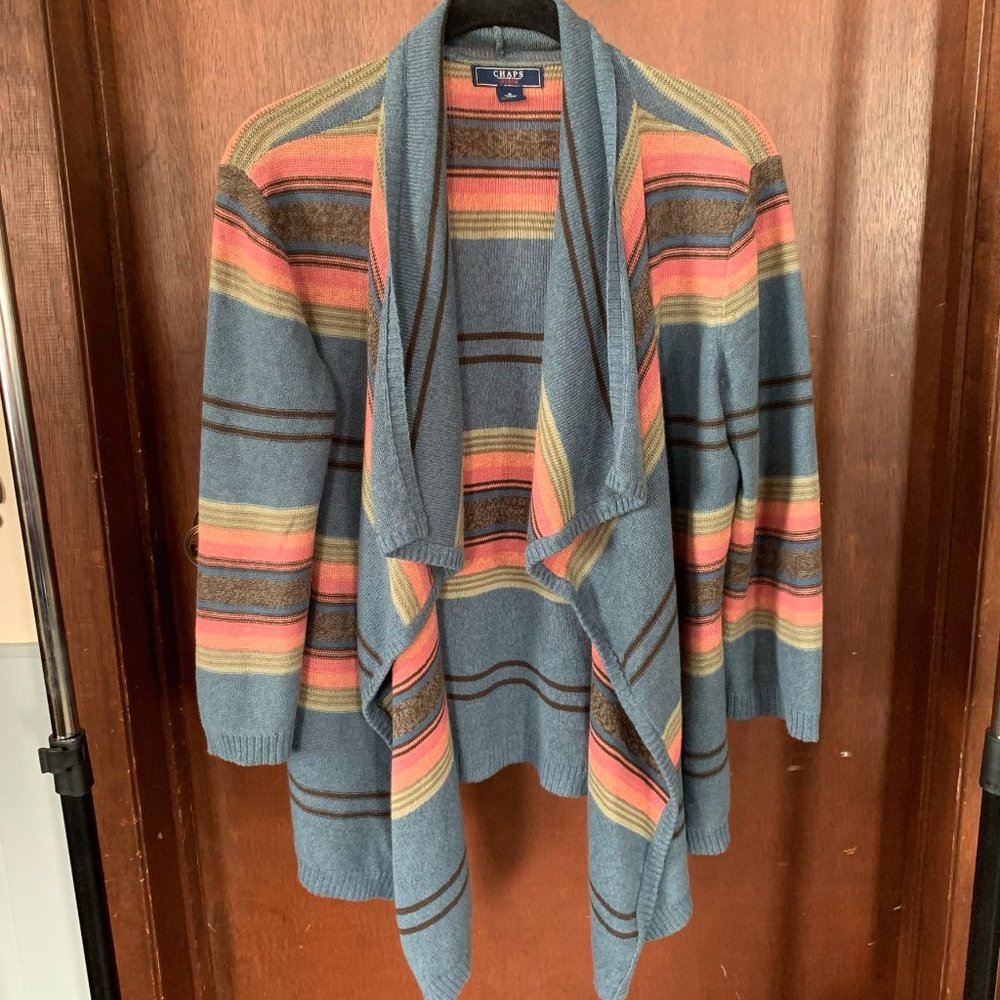 Chaps Denim Striped Sweater